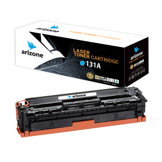 Arizone Compatible Toner Cartridge Replacement for HP 131A CF211A 128A 125A CE541 CE321 Work for HPLaserJet Pro 200 color M251nw M251n M276n M276nw Cyan