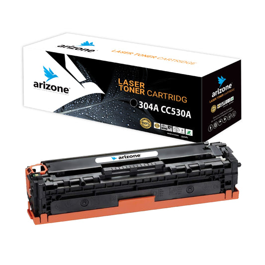 Arizone Toner Cartridge 304A CC530A Black using with HP Color LaserJet CP 2020 2024 2024DN 2024N CM2320 EBB MFP 2320EI 2320FXI 2320N 2026N 2026