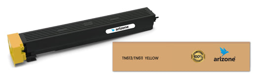 Arizone TONER CARTRIDGE TN613/TN611 Yellow Suitable for Konica Minolta bizhub C452 C552 C652