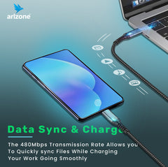 ARIZONE CABLE PD100W TYPE-C TO C