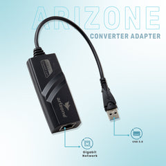 ARIZONE CONVERTER ADAPTER USB3.0 to gigabit network card