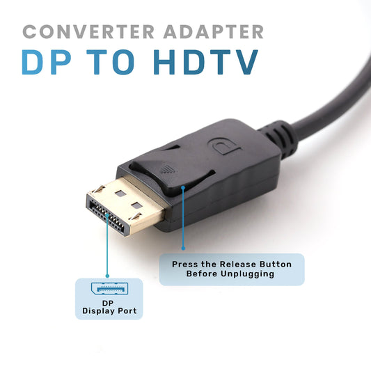 ARIZONE CONVERTER ADAPTER DP TO HDTV