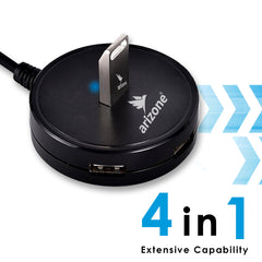 ARIZONE USB HUB XL-6032 (4 PORT HUB)  1*USB 3.0/3*USB 2.0
