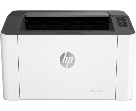 HP Laser 107w Printer - Black and white, Printer for Small Medium Business [4ZB78A]