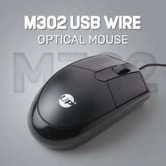 UP M302wired Mouse, Black