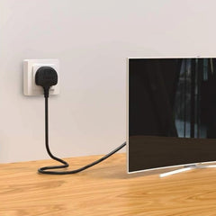 UP Desktop Power Cable 1.5M BLK Desktop Power Cable - Reliable Pure Copper Wire for Computers, TVs, Monitors, and More