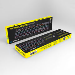 Arizone® MK30 Carbon Mechanical Backlit Game Keyboard Mechanical  Keyboard Arabic / English 104 Keys
