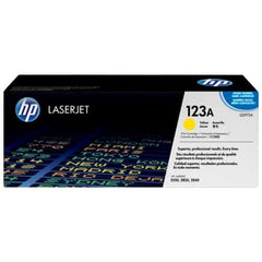 HP 123A Yellow Original LaserJet Toner Cartridge (Q3972A)