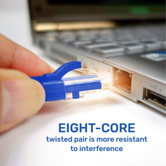 UP CAT6 CABLE UTP 305M BLUE  Bulk cable, 23 AWG Communication Networking -(UTP) Cat 6 Self Roll-up Reels HIGH-SPEED cable 6pcs RJ45 socket included (CAT6 UTP Regular, 305m)