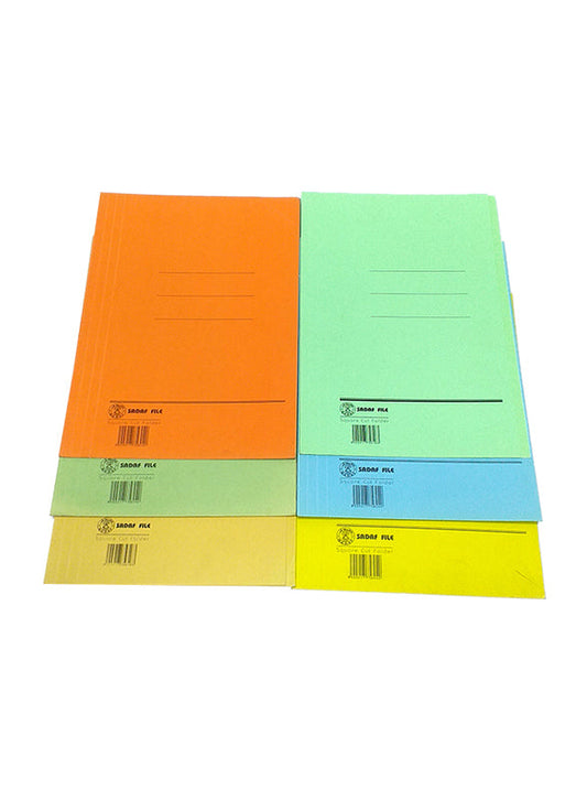 Sadaf Square Cut Folder, 6 inch, Assorted Color